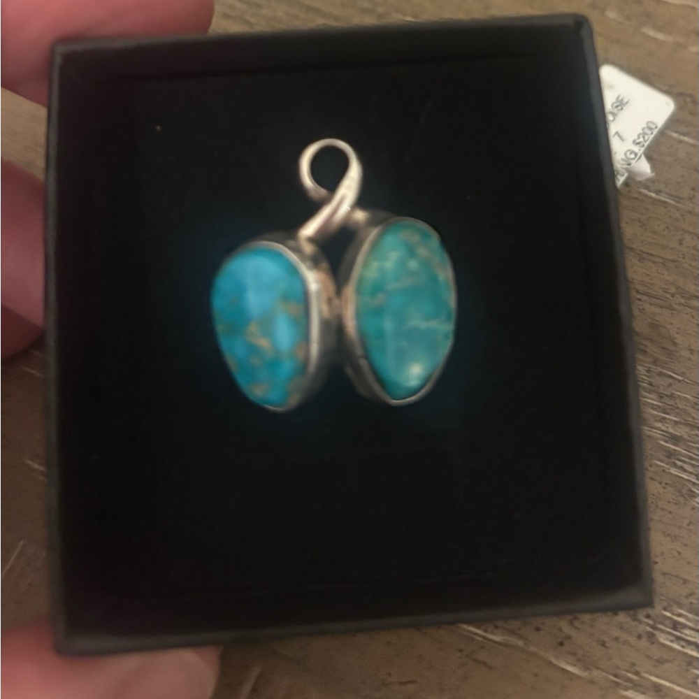 Turquoise and sterling Silver Ring